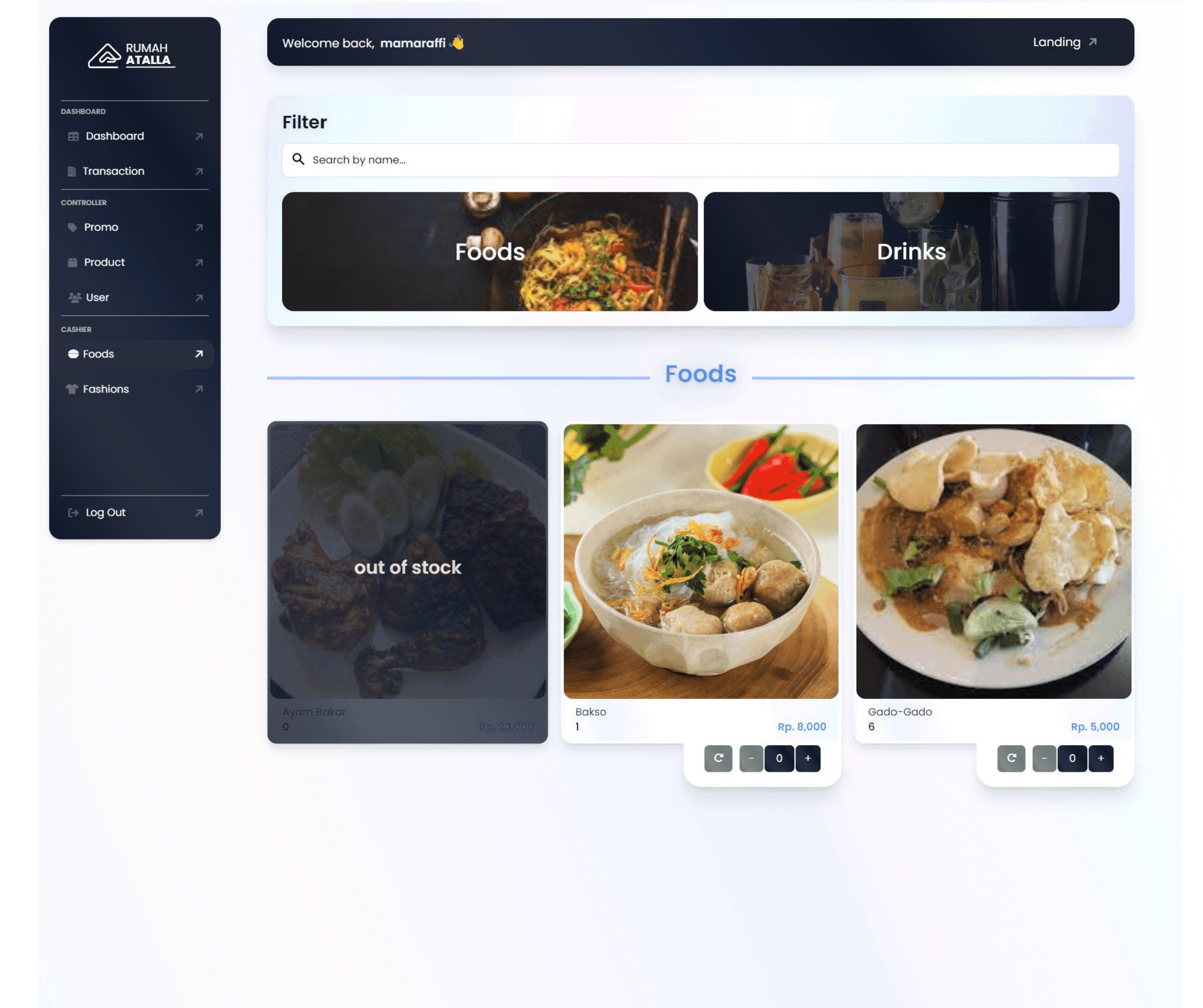 Rumah Atalla - Fashion and Food E-Commerce